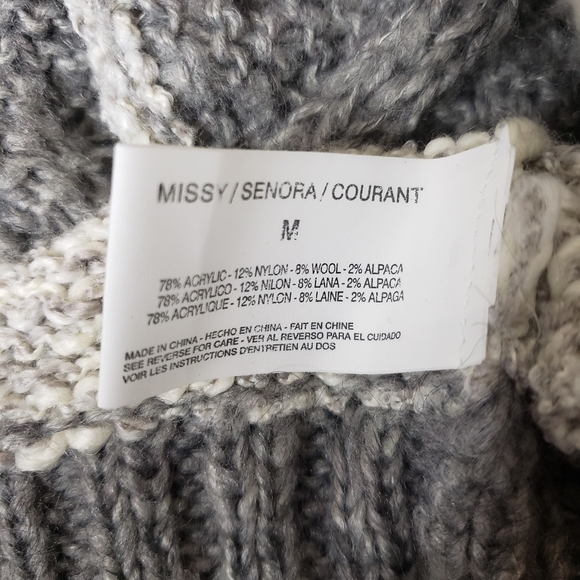 Nine West Vintage America Wool Alpaca Sweater-M - Picture 5 of 6